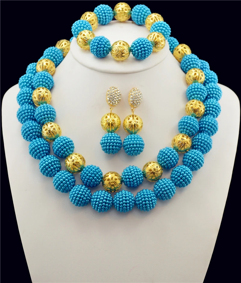 Ручная работа имитация жемчуга белый женский костюм нигерийские Свадебные