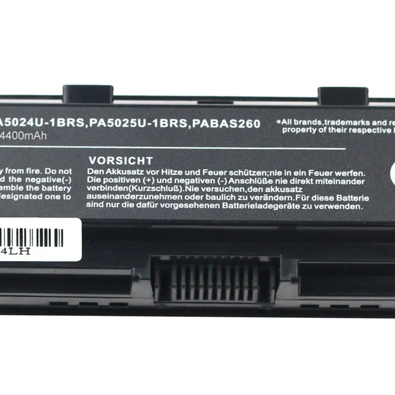 Аккумулятор для ноутбука Toshiba Satellite C800 C850 C870 L800 L830 L850 L855 L870 PA5024U PA5025U 1BRS