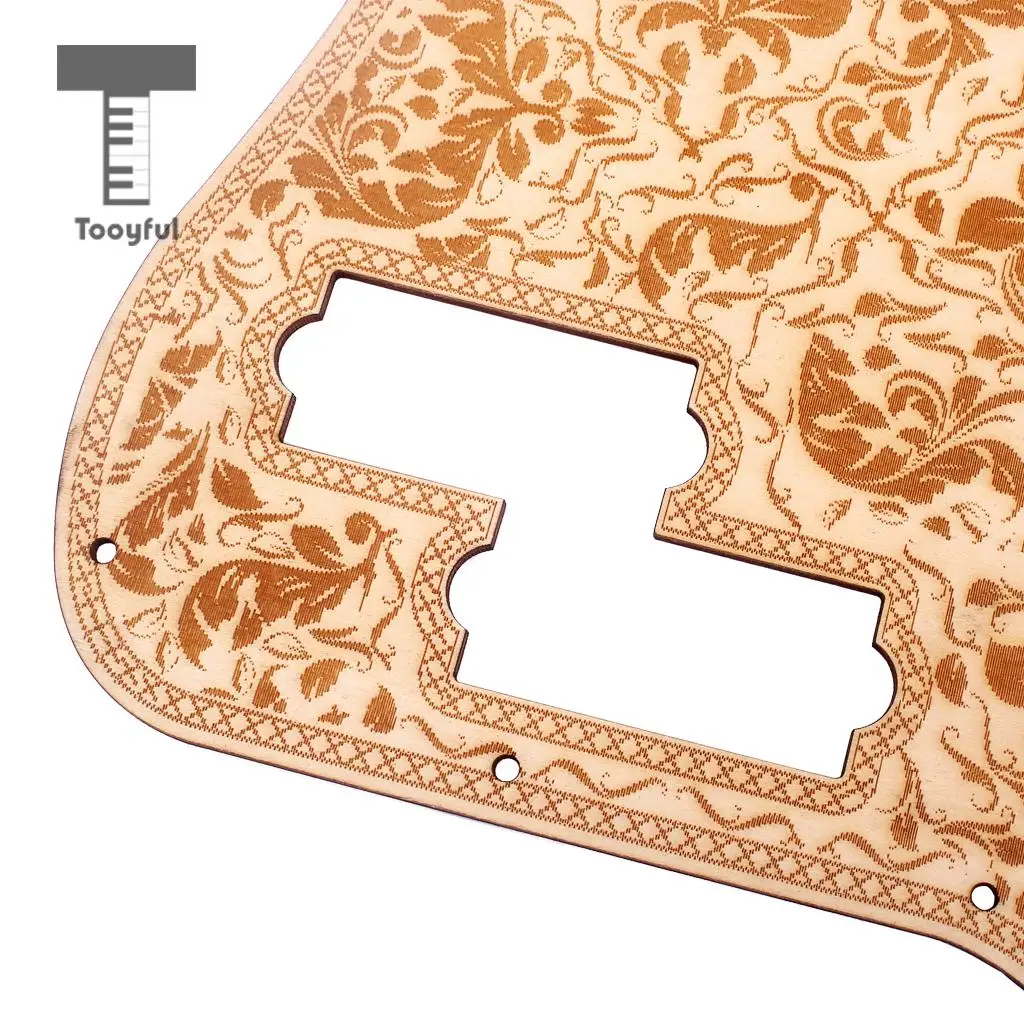 

Tooyful 375x225x2.5mm Electric Guitar Bass Pickguard Scratch Plate for P Bass Guitar