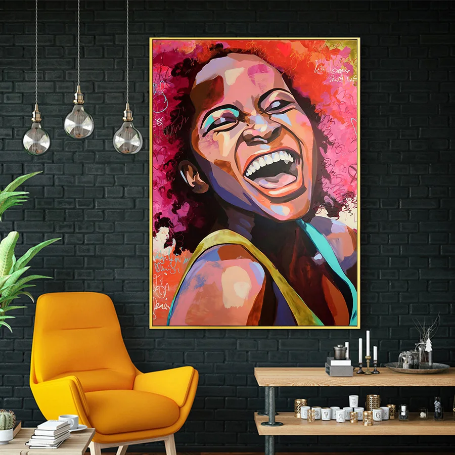 Картина маслом ручной работы абстрактная женщина настенные художественные