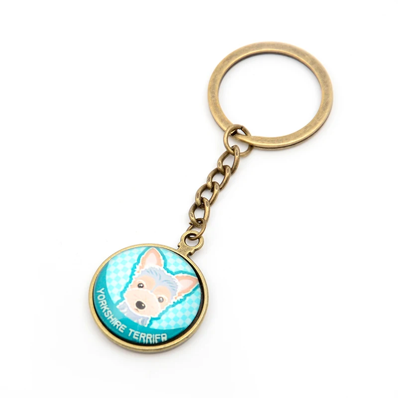 Женский брелок для ключей автомобиля из сплава с терьером подарок другу|dog key