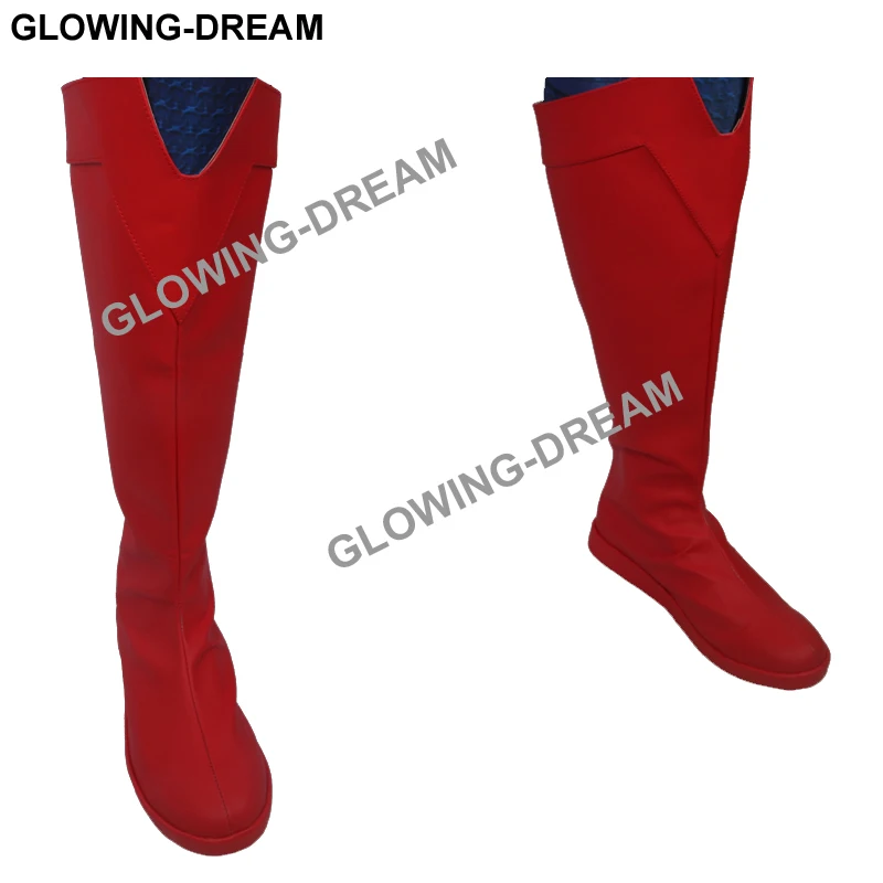 Высококачественный мышечный оттенок, Костюм Супермена для косплея с сапогами, костюм супермена с 3D-принтом с накидкой, костюм U-зентай на молнии