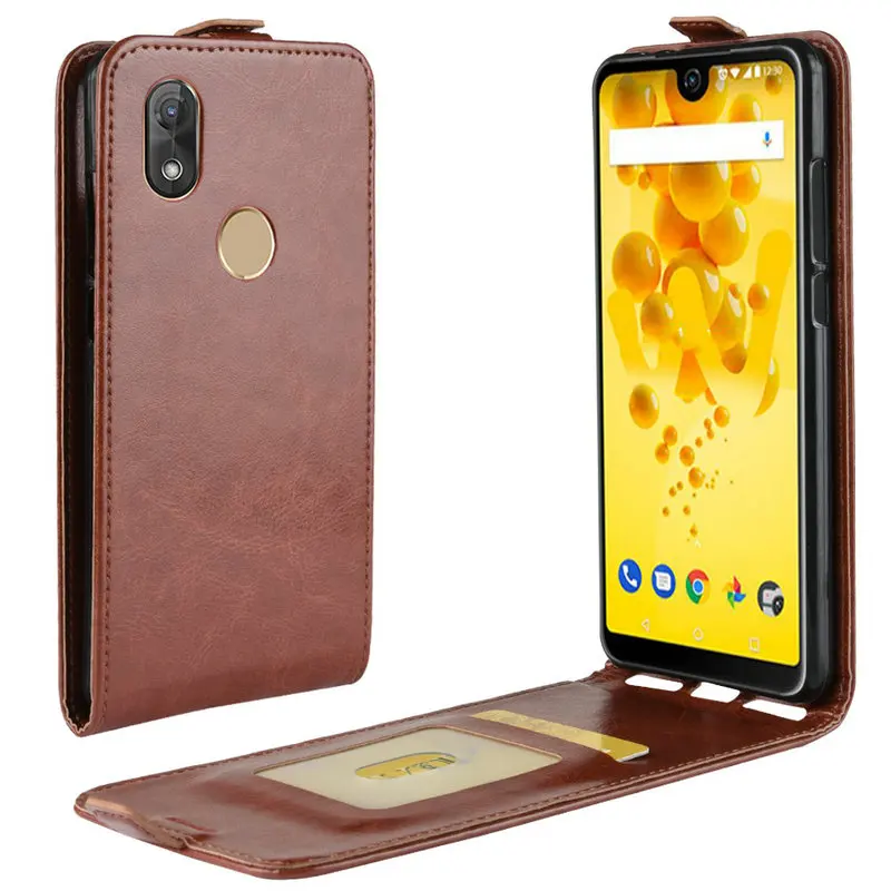 Флип чехол WIERSS для wiko view 2 view2 кожаный Pro Ретро Чехол кошелек Кожаные чехлы