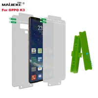 2pcs full cover frontback soft hydrogel film for oppo k3 tpu nano coated screen protector protective film not glass