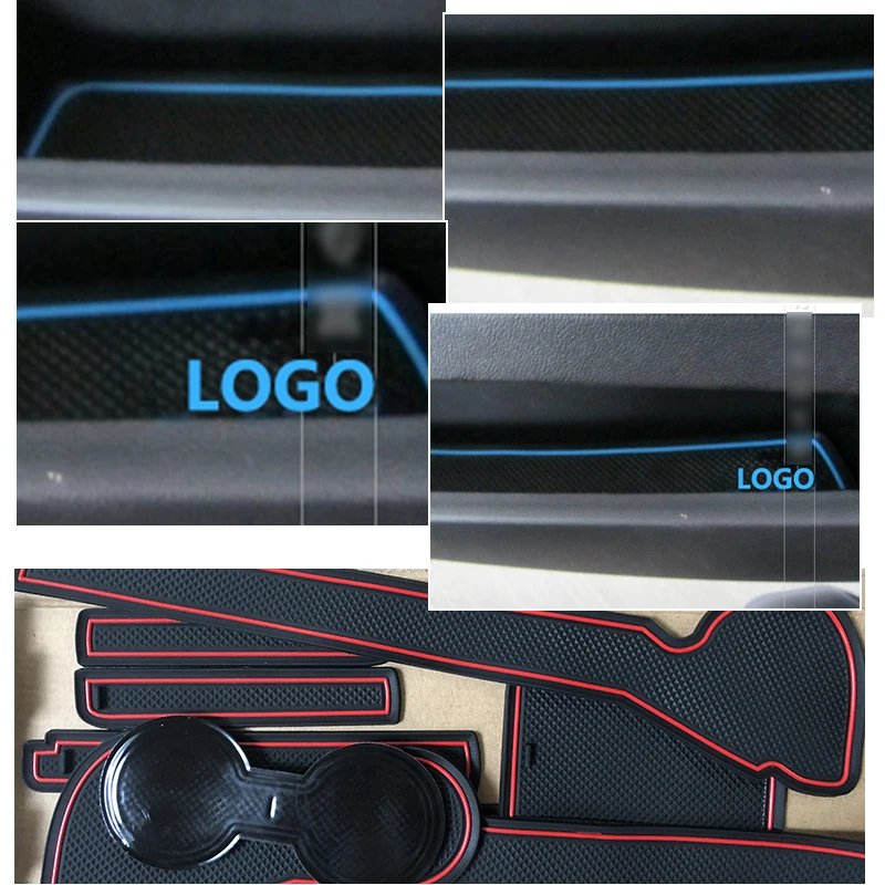 Противоскользящий резиновый коврик для ворот Citroen C5 mk2 2008 2009 2010 2011 2012 2013 2014 2015 2016 2017