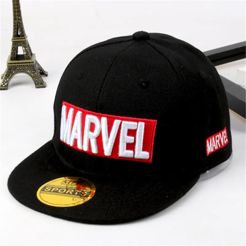 Новинка 2019 года детская шляпа Marvel с надписью MARVEL в стиле хип-хоп Кепка для