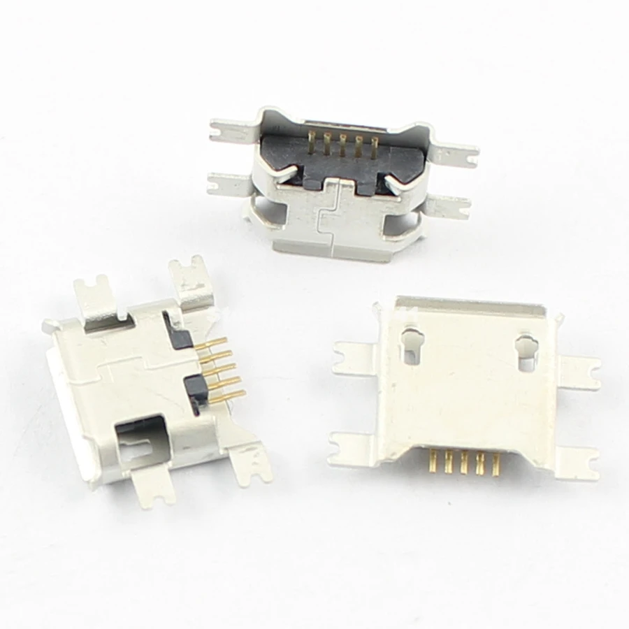10 шт в упаковке новая выпуклый кабель микро usb B Тип Женский 5 контактный разъем SMT