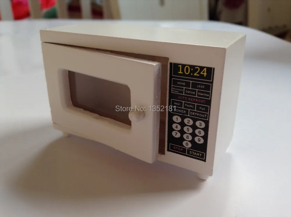 

1:12 Cute Dollhouse Miniature kitchen MINI microwave oven