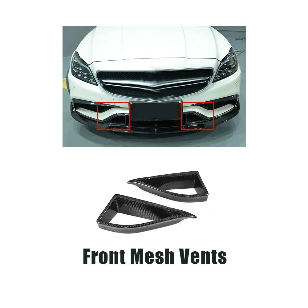 Сплиттеры для передних и кромок автомобиля из углеродного волокна Mercedes Benz CLS Class