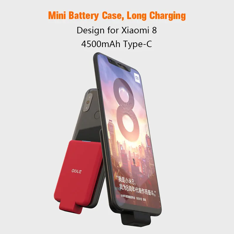 4500 мА/ч, Батарея чехол для Xiaomi mi 5 8 SE 5S Plus Note 2 Max mi x Тип-C Портативный быстрой зарядки Зарядное устройство чехол тонкий Мощность банка