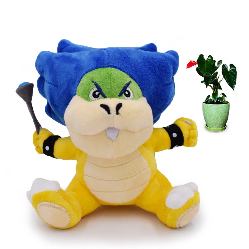 Аниме Super Mario Bros Koopalings Людвиг Kooky плюшевая кукла плюшевые мягкие с наполнением детские игрушки отличный подарок на Рождество для детей - Цвет: Ludwig