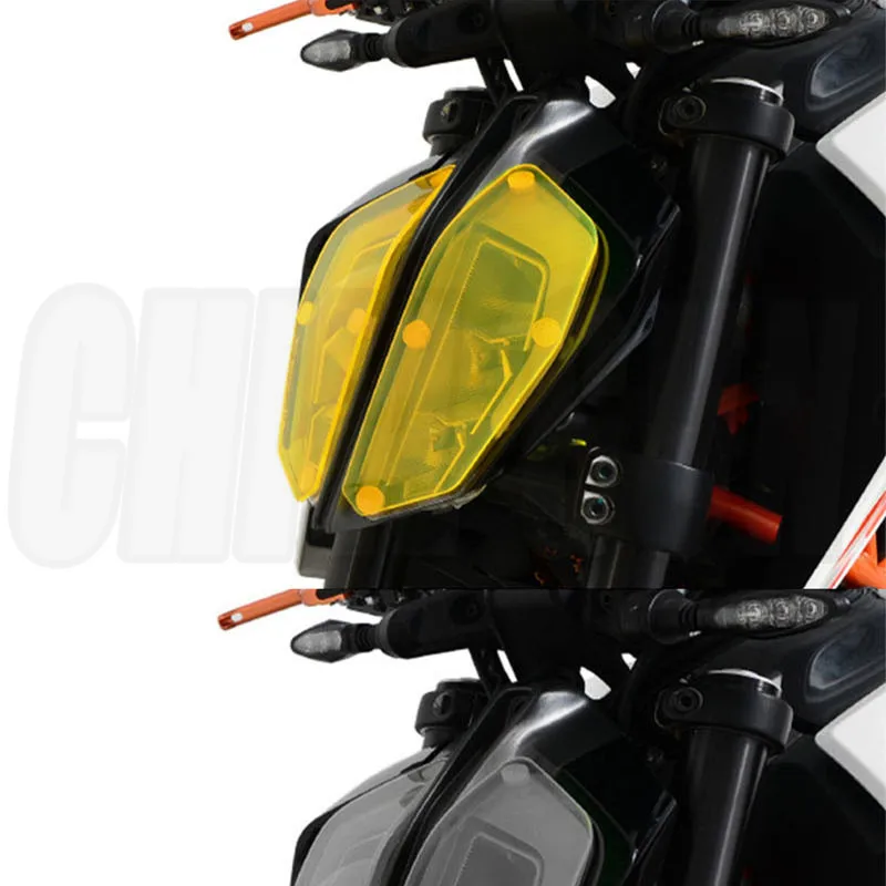 Мотоциклетная фара Защитная крышка для объектива Защита для фары для KTM DUKE 125 DUKE 390- DUKE 790
