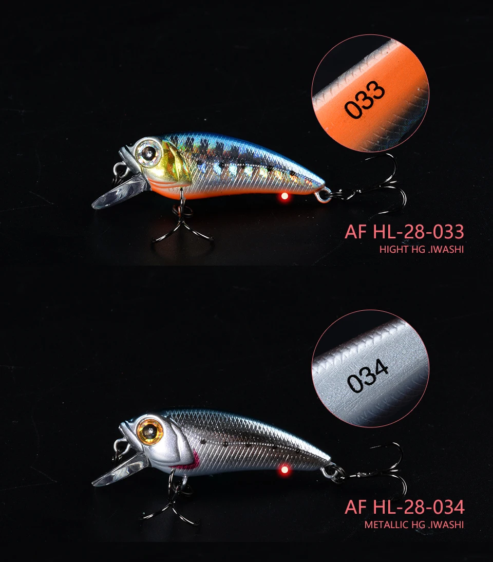 ANYFISH WOBBLING SHAD 40F-SR жесткая приманка для рыбалки 10 цветов на выбор 4 см 2,5 г с 2 рыболовными крючками глубина погружения 0,5 м 3D глаза