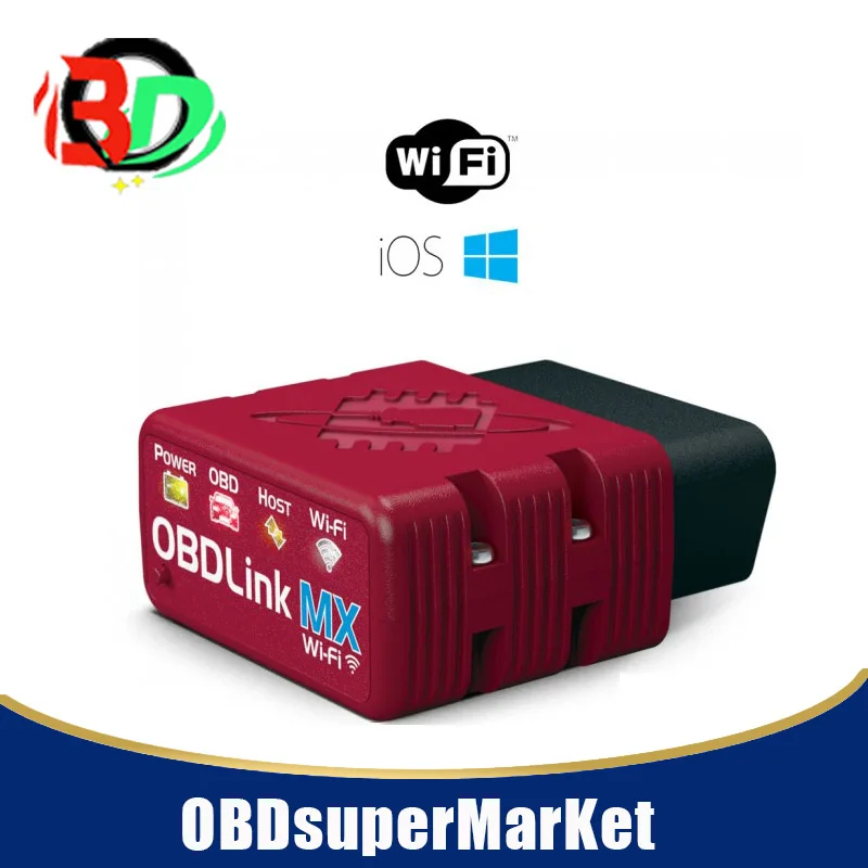 OBDLink MX Wi-Fi сканирующий инструмент автоматический диагностический инструмент работает на Apple/iOS android phone, windows pc tablet mobile