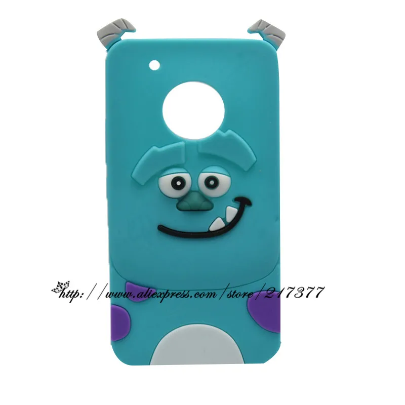 Высококачественный мультяшный милый чехол для Motorola Moto G5 Plus Sulley Единорог задняя крышка для Motorola Moto G5 чехол для телефона s Moto G5Plus