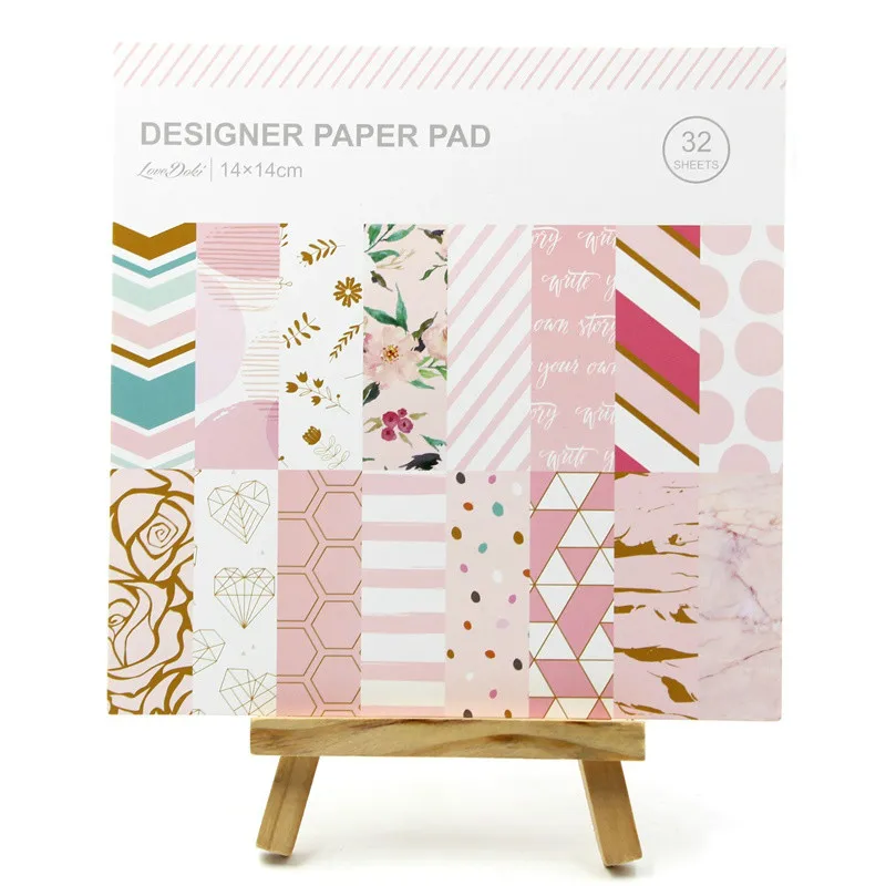 KSCRAFT 32 шт. фольгированная красивая бумага с цветочным узором для скрапбукинга