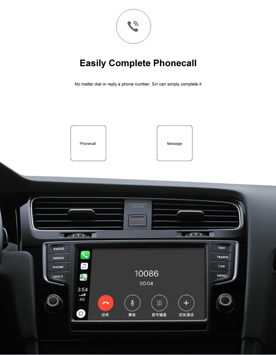 10 шт./лот OTOJETA USB Smart Link Apple CarPlay Dongle для Android навигационный плеер мини USB Carplay Stick с Android Auto