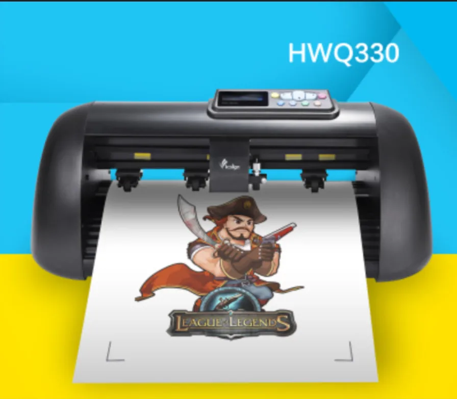 Автоматический патруль Контур режущий плоттер & Красный светильник Сенсор