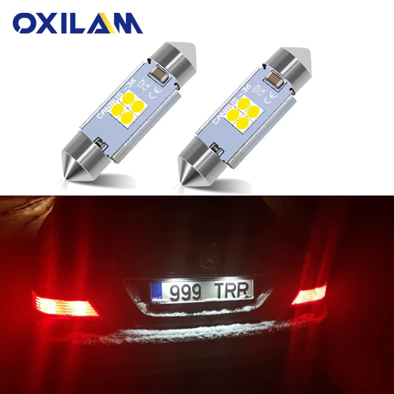 Светодиодный светильник для номерного знака Mercedes Benz W210 W211 W203 W208 W209 W169 AMG CLK 2
