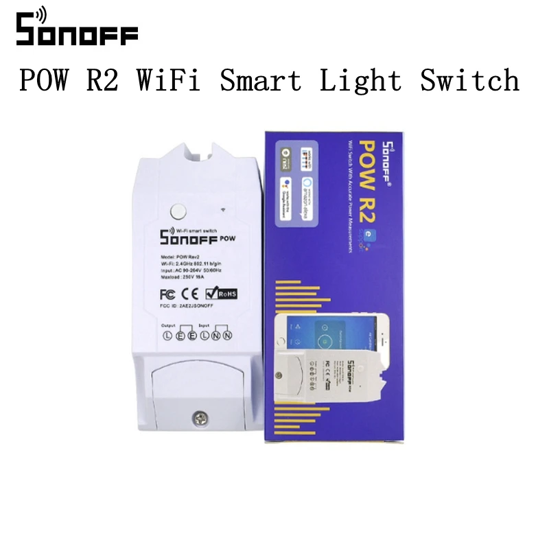 R2 WiFi Switch SONOFF умный дом комплект беспроводной Wi-Fi Температура Влажность 4CH умный переключатель человеческого тела датчик движения пульт дистанционного управления Замена - Цвет: R2 WiFi Switch