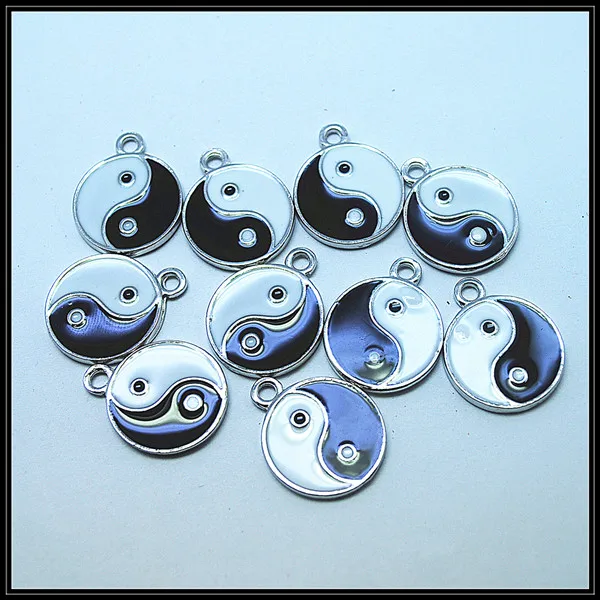 10 шт. новый металлический кулон yin yang в китайской философии модные diy Подвески