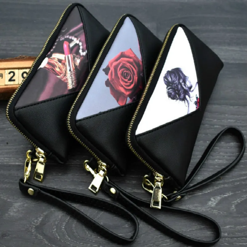 Новое поступление женские кошельки мягкие из искусственной кожи с цветочным