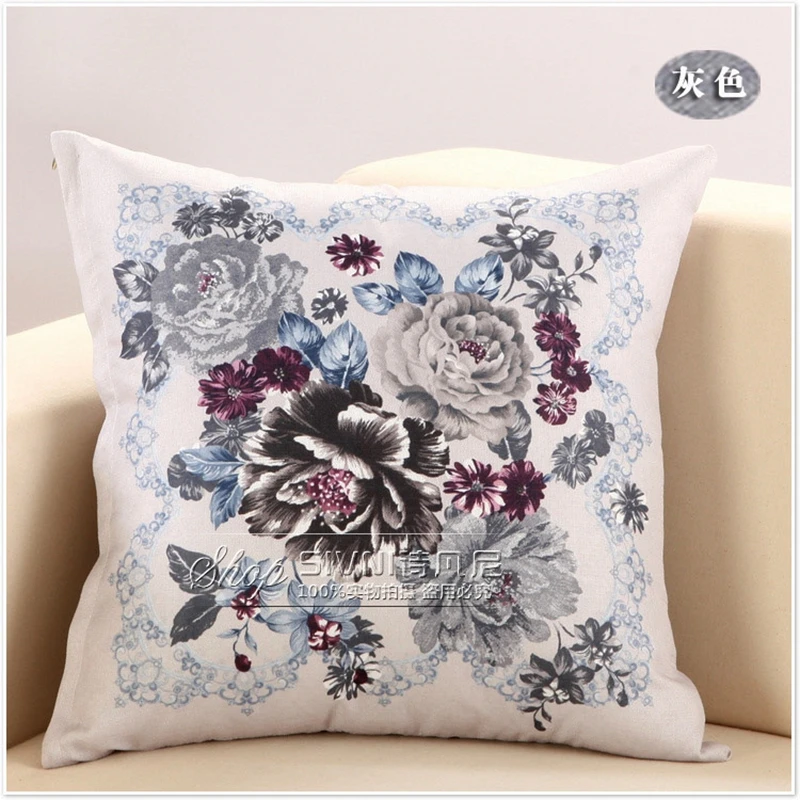 Классические наволочки с цветами декоративные для подушек PC08|cushion green|cushion neckcushion |