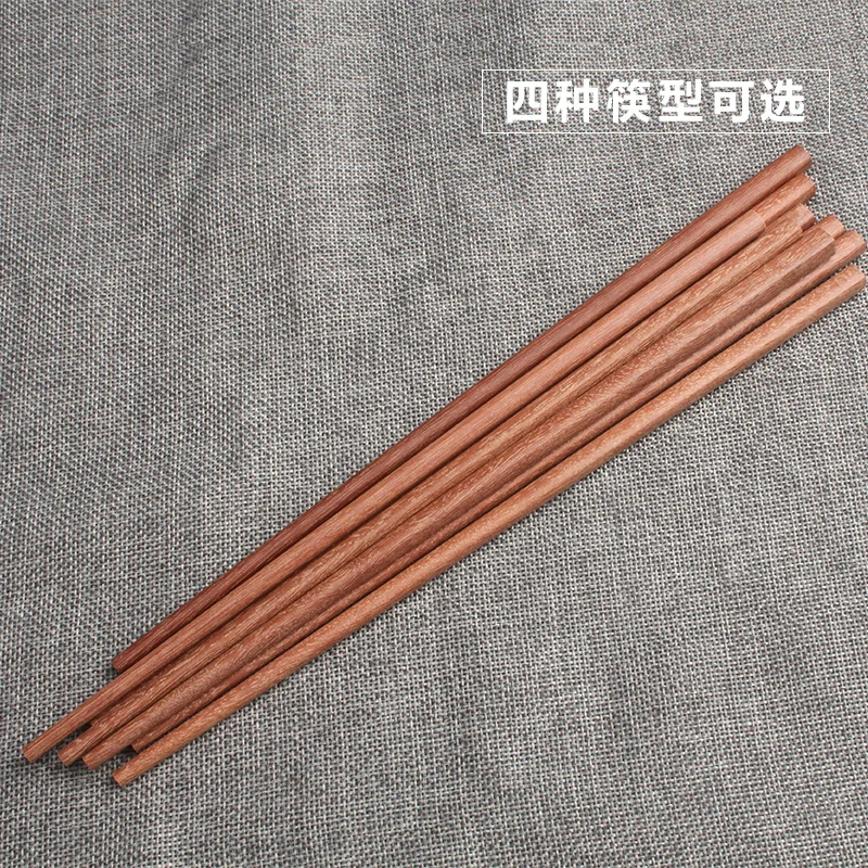 100 пар/лот лаковые красные палочки для еды без воска здоровые деревянные ресторан