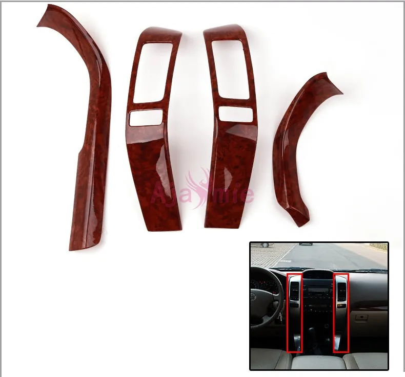 Внутренняя отделочная панель черного цвета из дерева 28 шт. 2003-2009 автомобильный