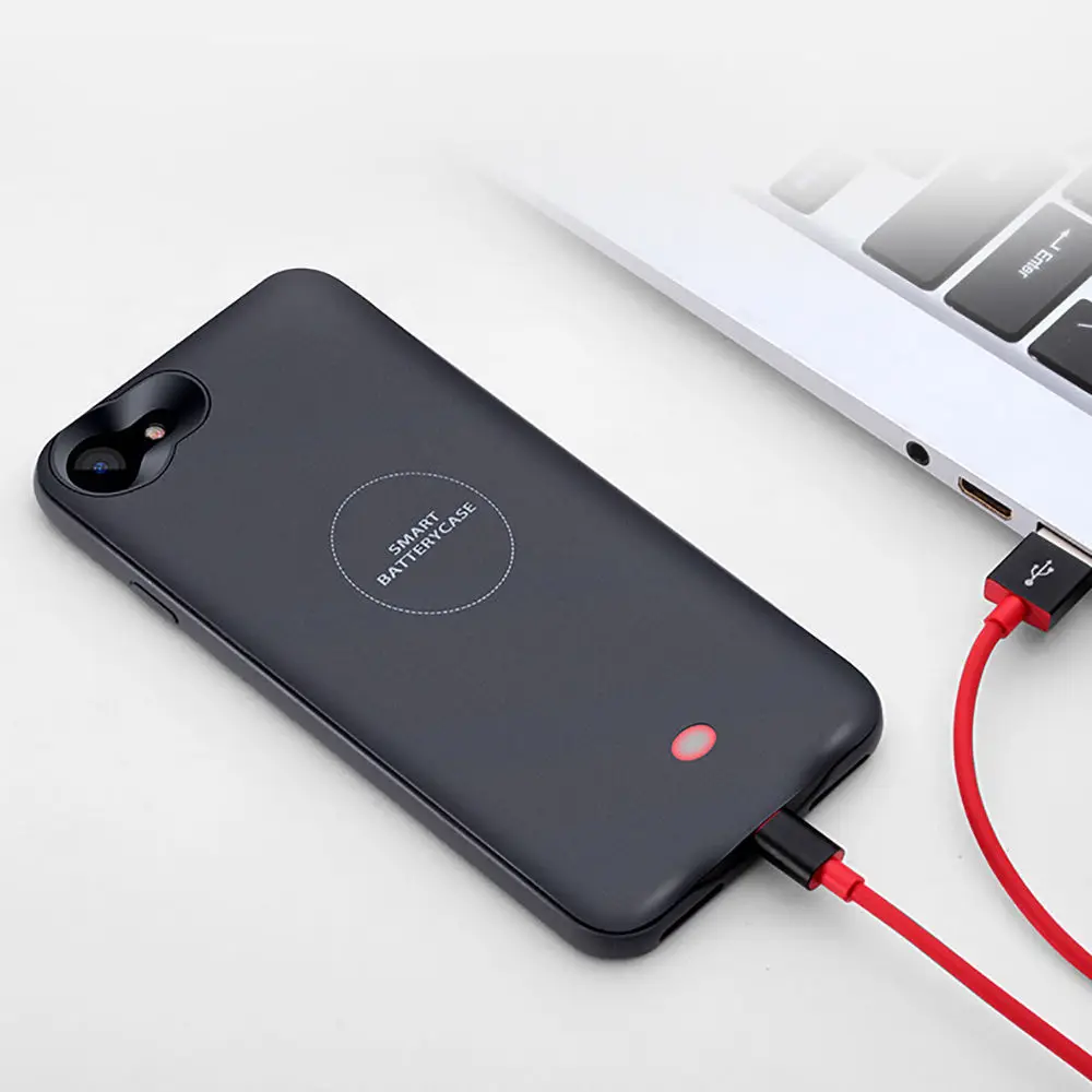 3000mah аккумулятор корпус банка питания корпус резервной батареи питания зарядное устройство Крышка для apple iphone7 plus чехол питания