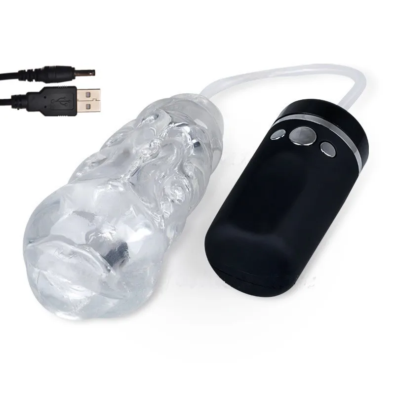 USB перезаряжаемая сильный секс машина оральный Мужской мастурбатор
