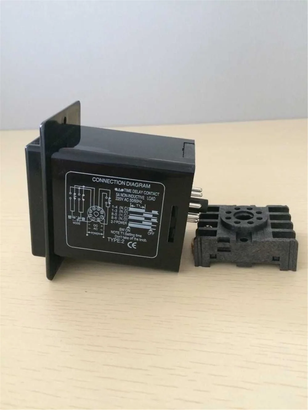 5 комплектов ASY-3D реле времени задержки включения питания 8 контактов 1-999 секунд +