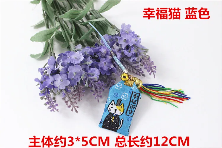 Японский мешок для благословения omamori счастливый кот любовь удачи телефон