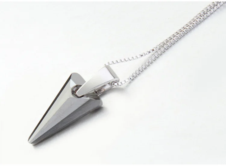 BAFFIN Спайк Кулон ожерелья с кристаллами от Swarovski для женщин вечерние лучшие подарки треугольник с австрийскими стразами Серебристые цвета ювелирные изделия