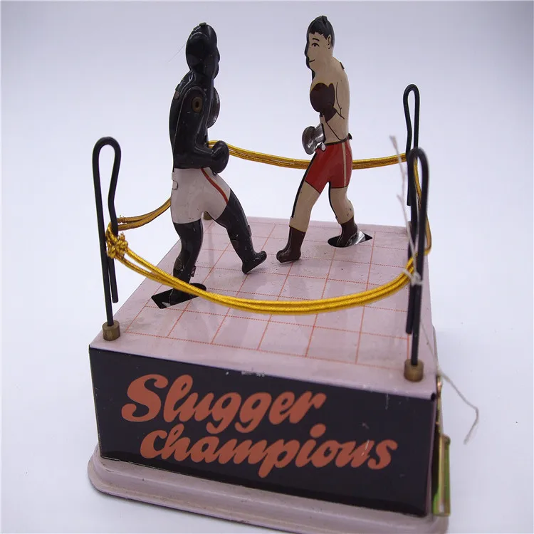 Взрослых Коллекция Ретро ветер игрушка металлическая банка боксерский ринг