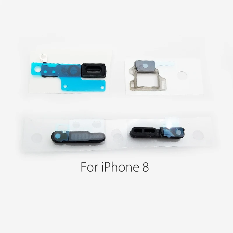 For iPhone 8 Aocarmo, полный набор, пылезащитная сетка, динамик, громкий динамик, микрофон, сетка с клеем для iPhone 5, 5S, 6, 6 P, 6 S, 6SP, 7, P, 8, 8P X - Цвет: For iPhone 8