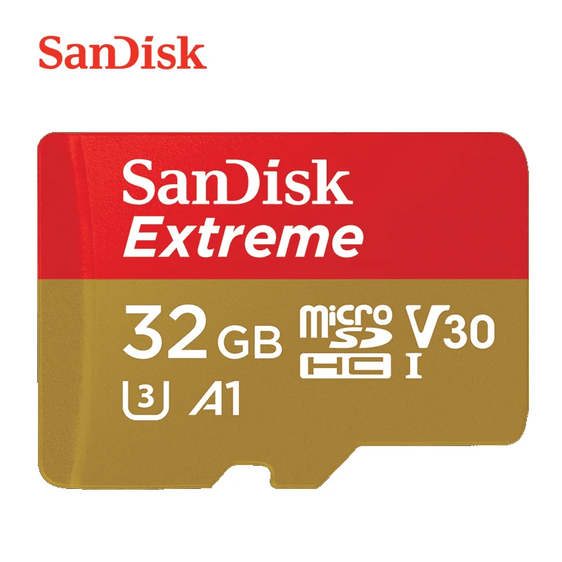 Sandisk карта памяти Micro SD класс U3 V30 A2 64 ГБ 128 256 | Компьютеры и офис