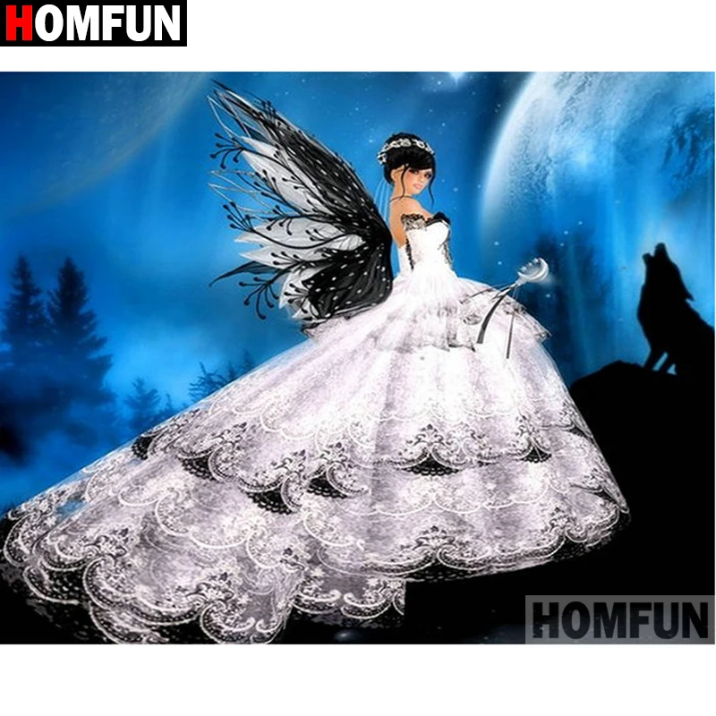 Алмазная живопись HOMFUN красивый герой алмазная вышивка сделай сам с полными