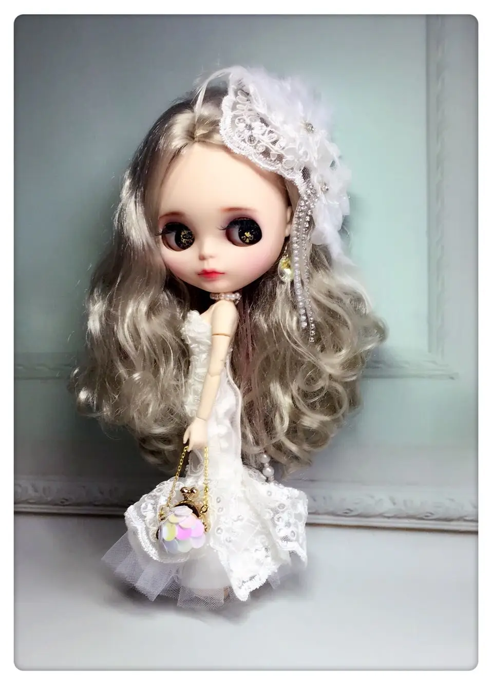 3 шт./компл. Новый уникальный фотоальбом для кукол Blyth изысканное свадебное платье