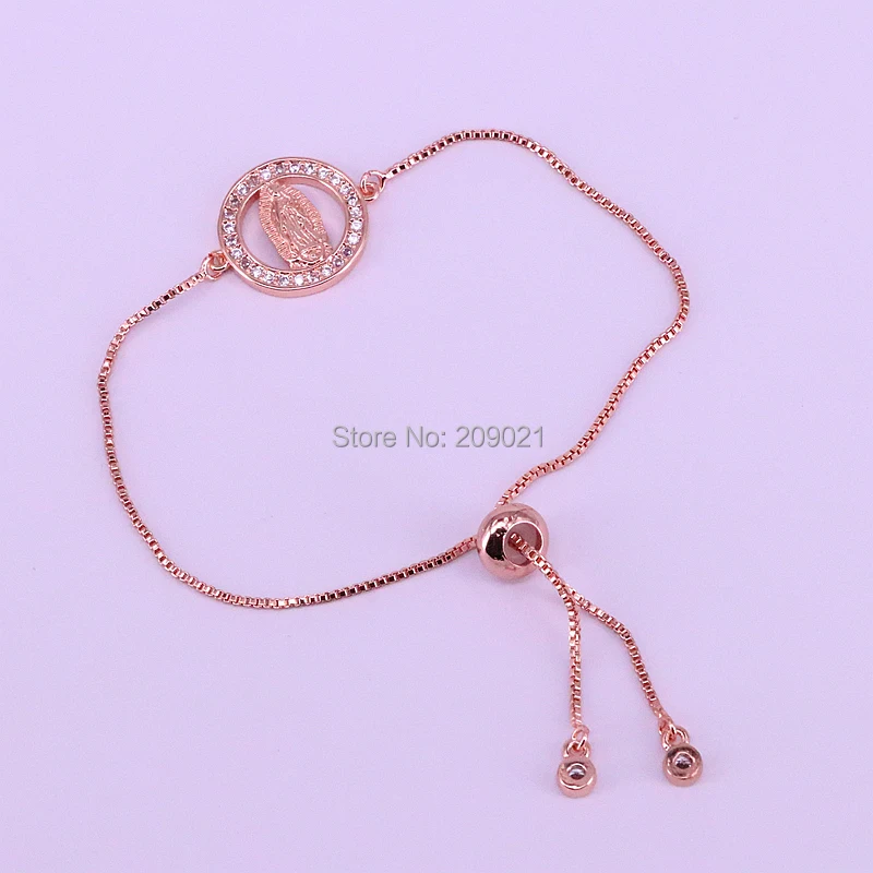 Новое поступление 10 шт очаровательные женские Браслеты Микро Проложить CZ Циркон