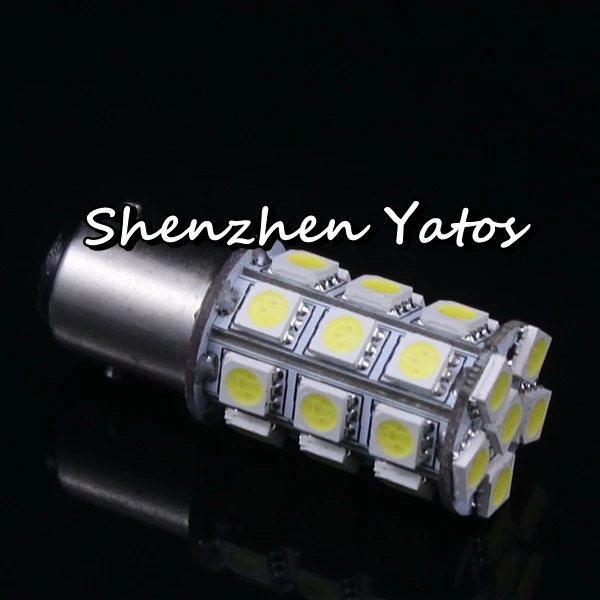 10 шт. 1157/1156 T25 BAY15S 27SMD 5050 высокомощная автомобильная лампа указателя поворота
