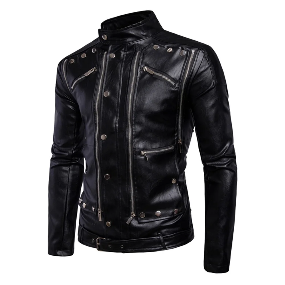Мужская мотоциклетная куртка Herobiker повседневная из искусственной кожи в стиле