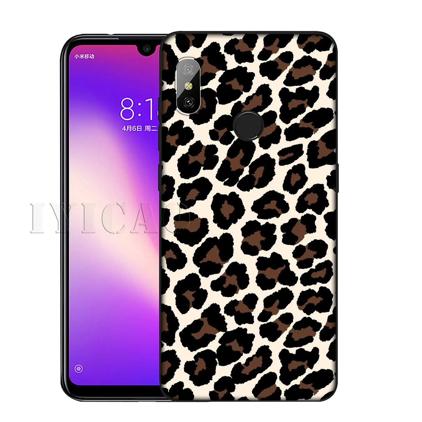 IYICAO Snake Skin DIY Leopard Drawing Soft Silicone Case for Xiaomi Redmi K30 K20 8A 7A 6A 5A S2 GO Note 8 8T 7 5 6 Pro |
