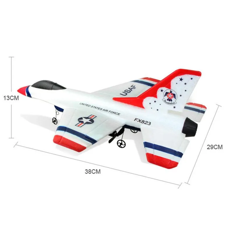2020 новый оригинальный Wltoys FX-823 2 4G 2CH F16 Thunderbirds EPP пульт дистанционного управления RC