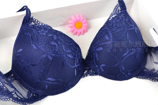 Женский кружевной бюстгальтер с чашками пуш-ап открытой спиной | Женская одежда