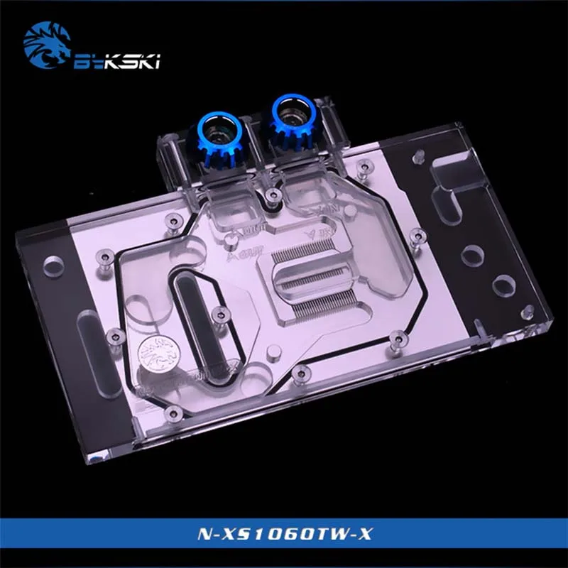 Bykski N-XS1060TW-X GPU водный блок для ASL GTX1060 Warlord/Eagle/Skynet полное покрытие графическая карта