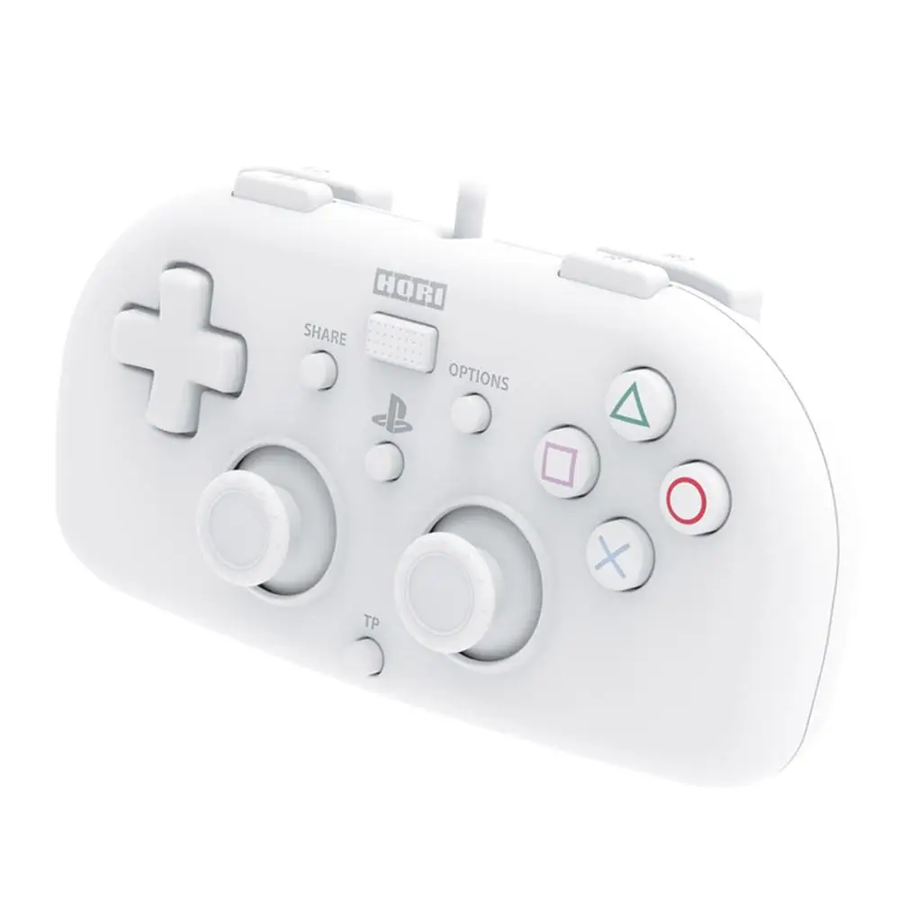 Hori четыре цвета для PS4-102/для PS4-100/для PS4-101/для PS4-099 проводной мини-контроллер Джойстик для sony PS4 - Цвет: white