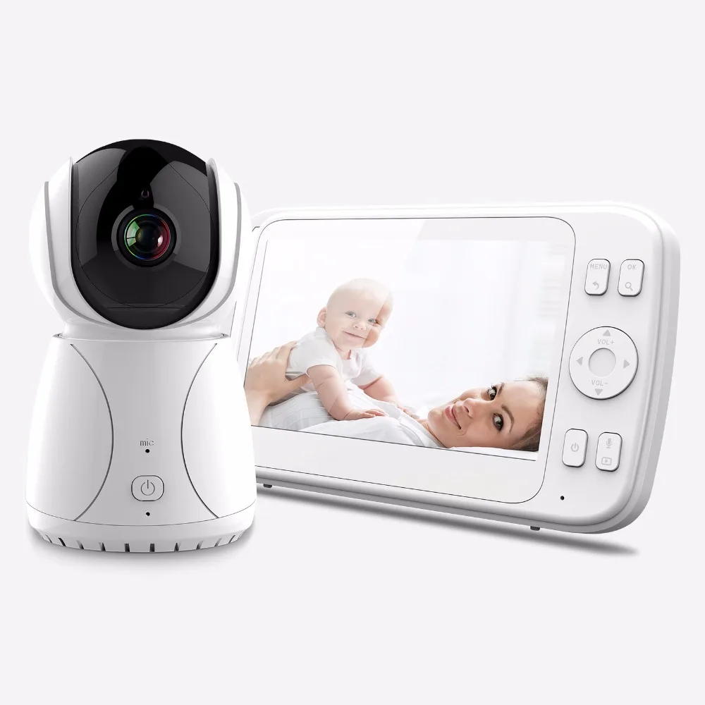 5 0 дюймов Беспроводной видео Видеоняни и радионяни 640*480 pixel baby няня безопасность