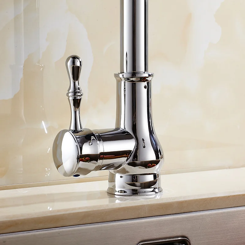 Бесплатная доставка латунные смесители для кухни кран горячей и холодной воды