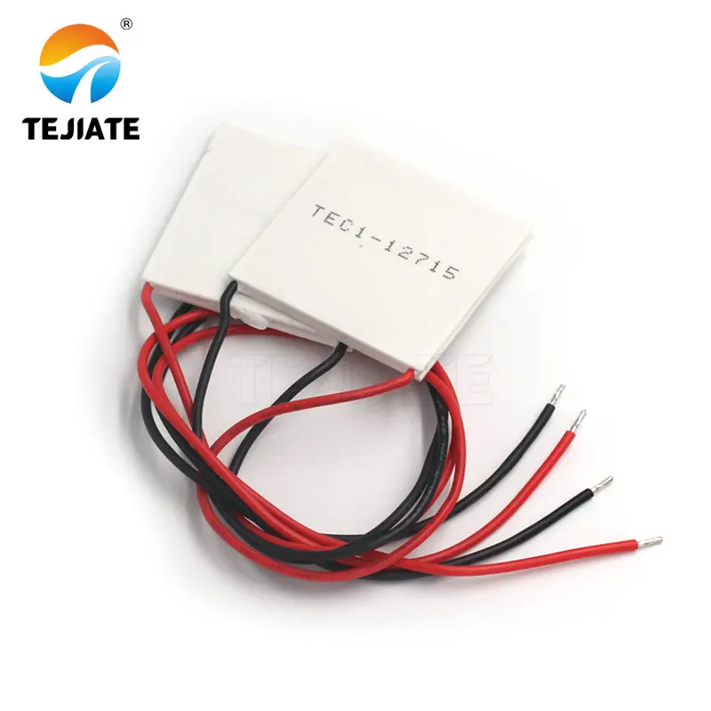 Термоэлектрический охладитель Пельтье Tec1 12715 136 8 Вт 12 в 15 4 15a Tec 40*40*4